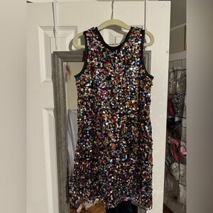 Fun Multicolored Sequin Dress Size 5/6
